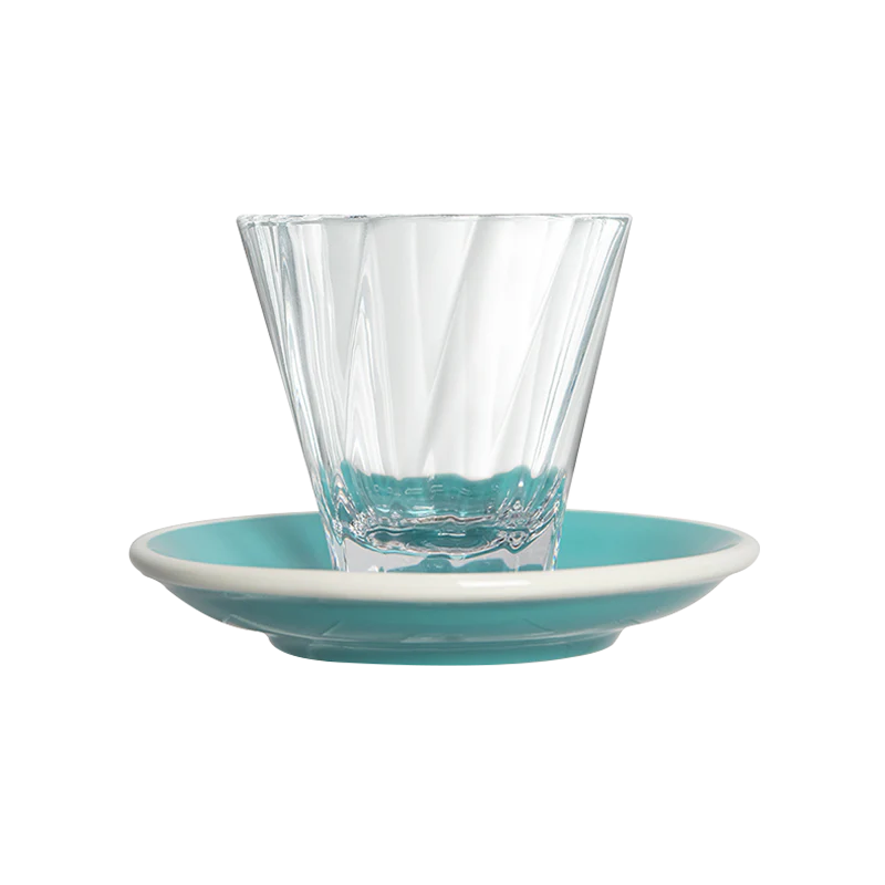 180ml Twisted Cappuccino Glass  and 14.5cm Shared Saucer - Image 10
