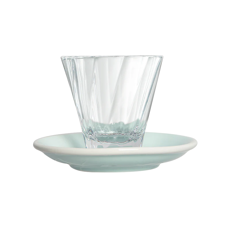 180ml Twisted Cappuccino Glass  and 14.5cm Shared Saucer - Image 11