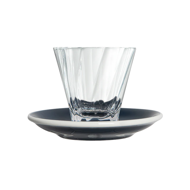 180ml Twisted Cappuccino Glass  and 14.5cm Shared Saucer - Image 12