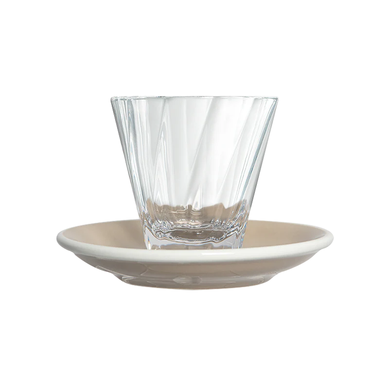 180ml Twisted Cappuccino Glass  and 14.5cm Shared Saucer - Image 14