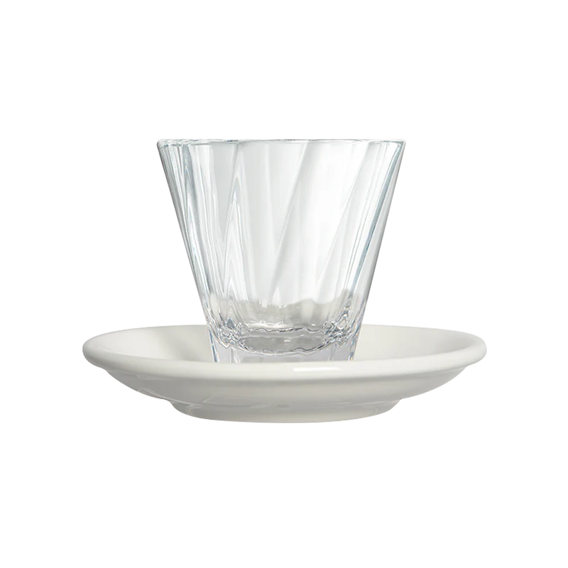 180ml Twisted Cappuccino Glass  and 14.5cm Shared Saucer - Image 15