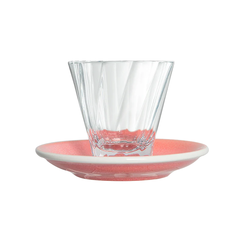 180ml Twisted Cappuccino Glass  and 14.5cm Shared Saucer - Image 17