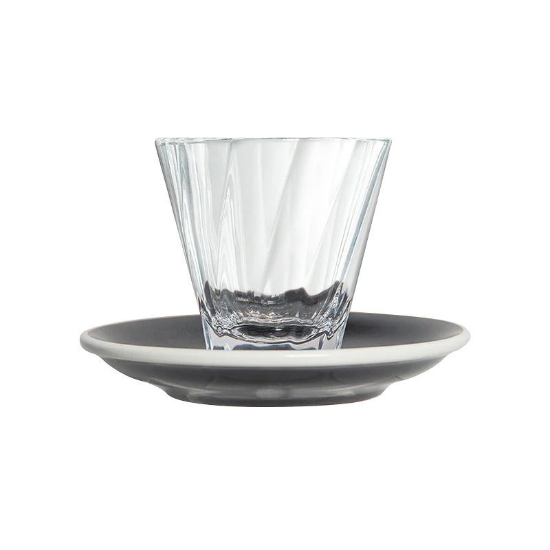180ml Twisted Cappuccino Glass  and 14.5cm Shared Saucer - Image 23