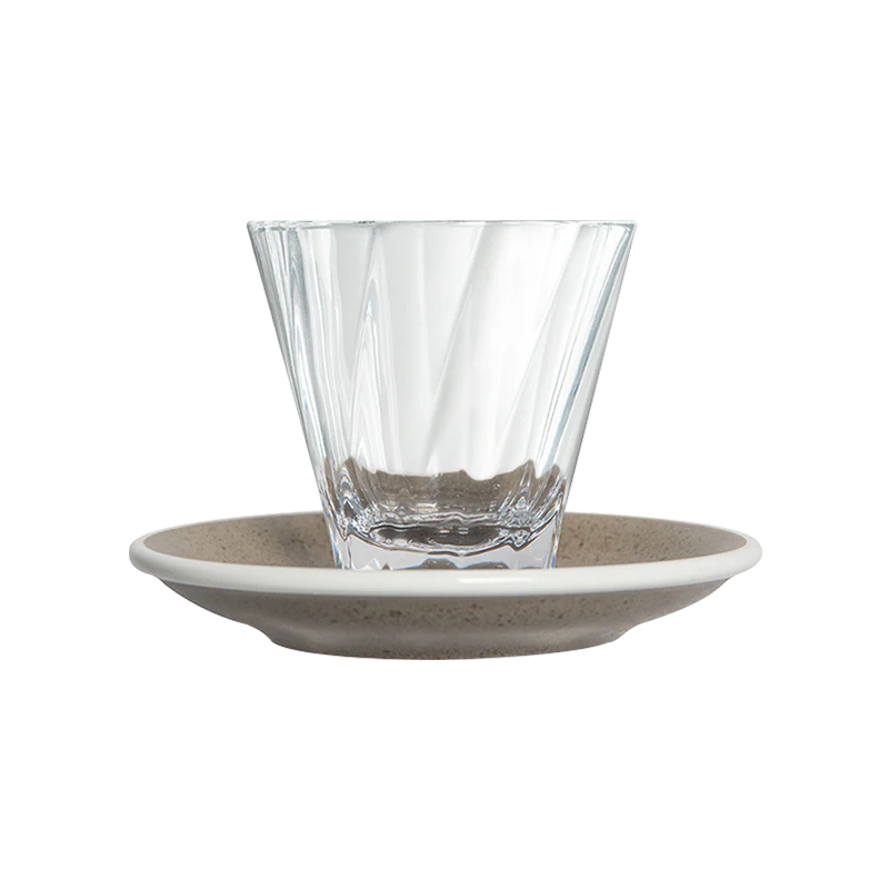 180ml Twisted Cappuccino Glass  and 14.5cm Shared Saucer - Image 24