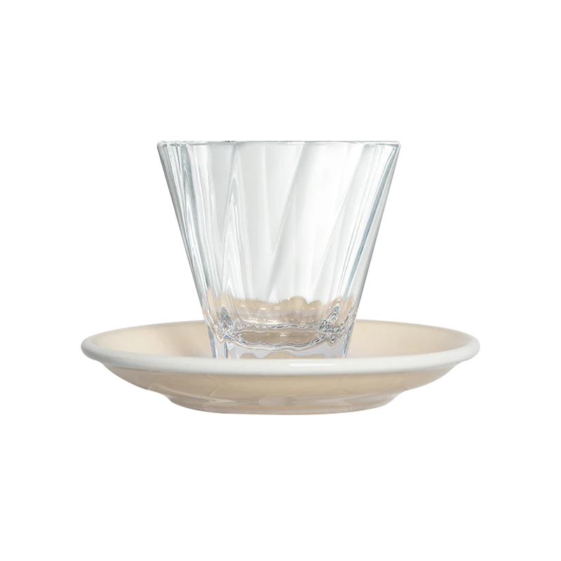 180ml Twisted Cappuccino Glass  and 14.5cm Shared Saucer - Image 25