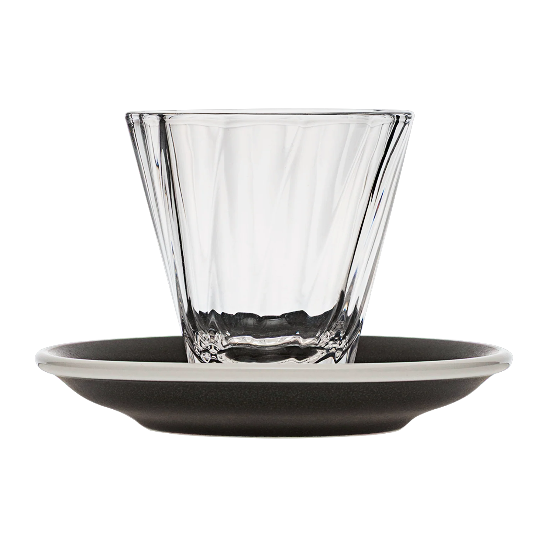 180ml Twisted Cappuccino Glass  and 14.5cm Shared Saucer - Image 5